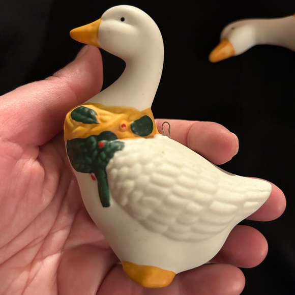 VTG 80s Set of 2 Christmas Geese in original box. By Christmas around the world - Picture 6 of 10